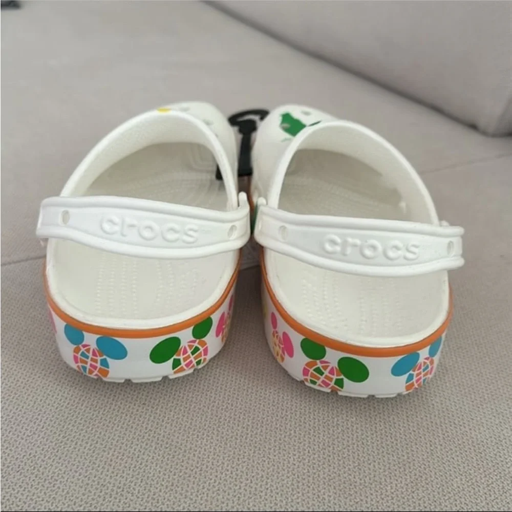 DISNEY X CROCS VAULT COLLECTION DISNEYWORLD FLORIDA WHITE NWT SIZE M7 W9 - Picture 6 of 12